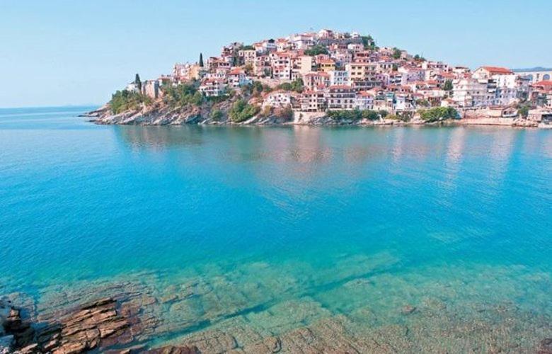 Infinity Blue Lux Suit Kavala Buitenkant foto
